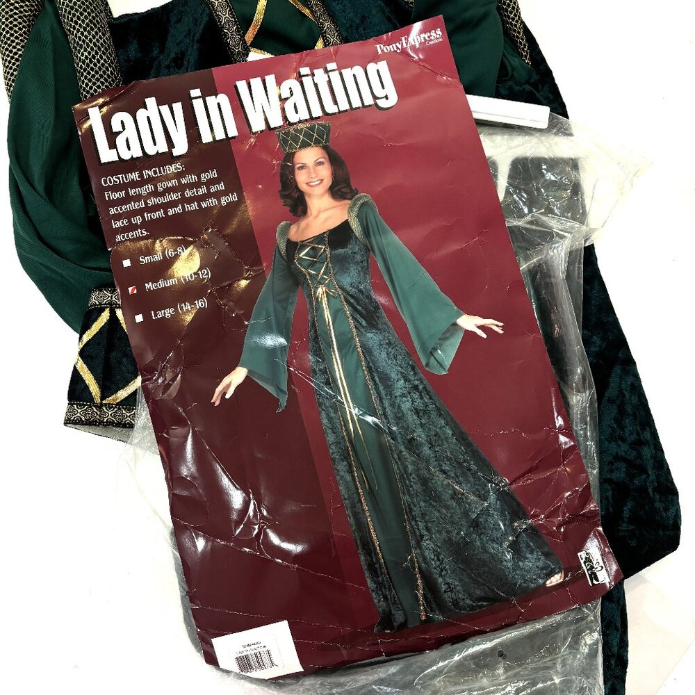 Renaissance Medieval Lady in Waiting Costume Dress Sz Med NWT NOS